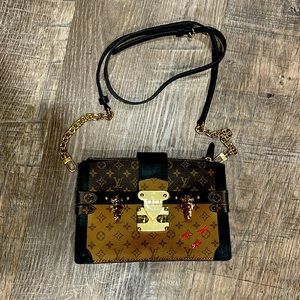 Louis Vuitton Reverse Monogram Trunk Clutch
